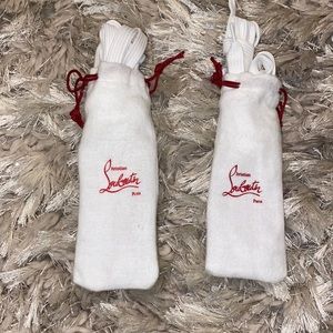 COPY - ✨NEW✨ Cute Mini Christian Louboutin Paris Dust Bags w Shoe Laces ✨